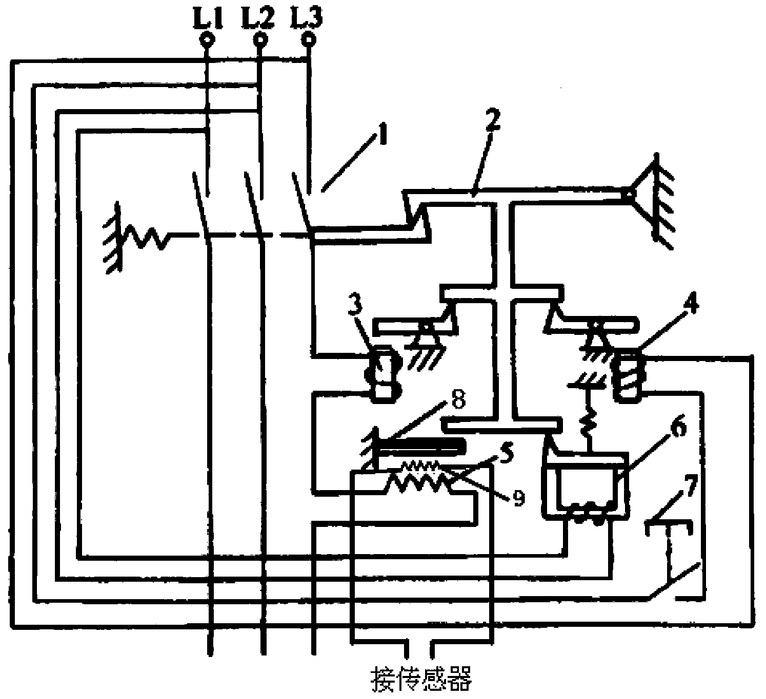 Air switch capable of being connected with sensor