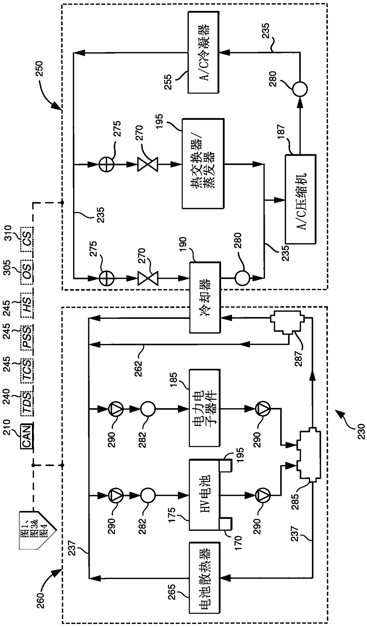 Battery thermal conditioning pump control for electric vehicle