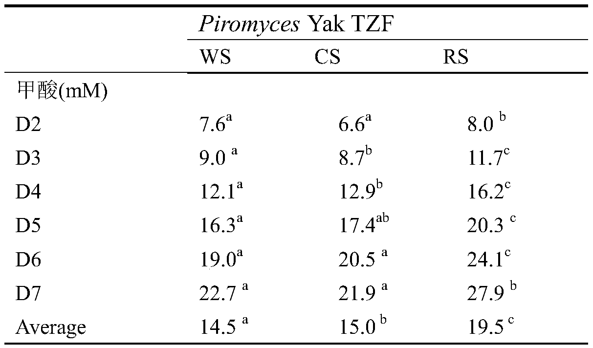 An anaerobic fungus and method for producing formic acid by fermenting rice straw with it