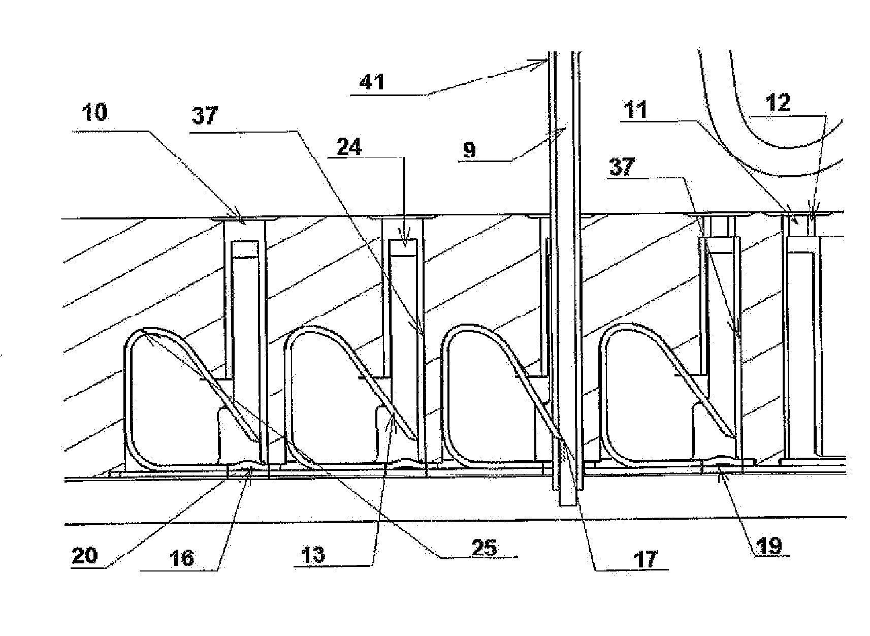 Card for interconnecting electronic components using insulated cable or wire