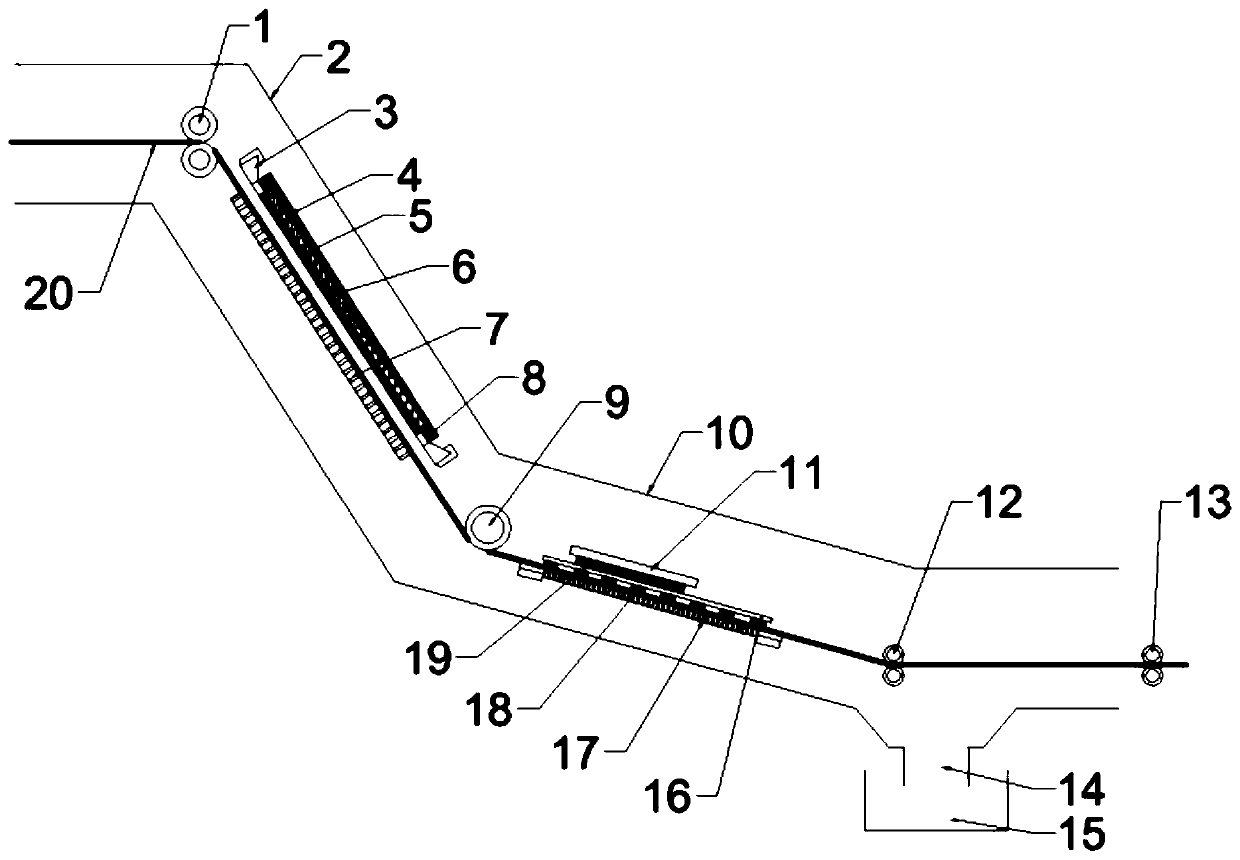 Cotton cleaning and casing device