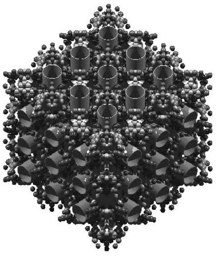 A method for synthesizing microporous conductive polymer material with nanoreactor