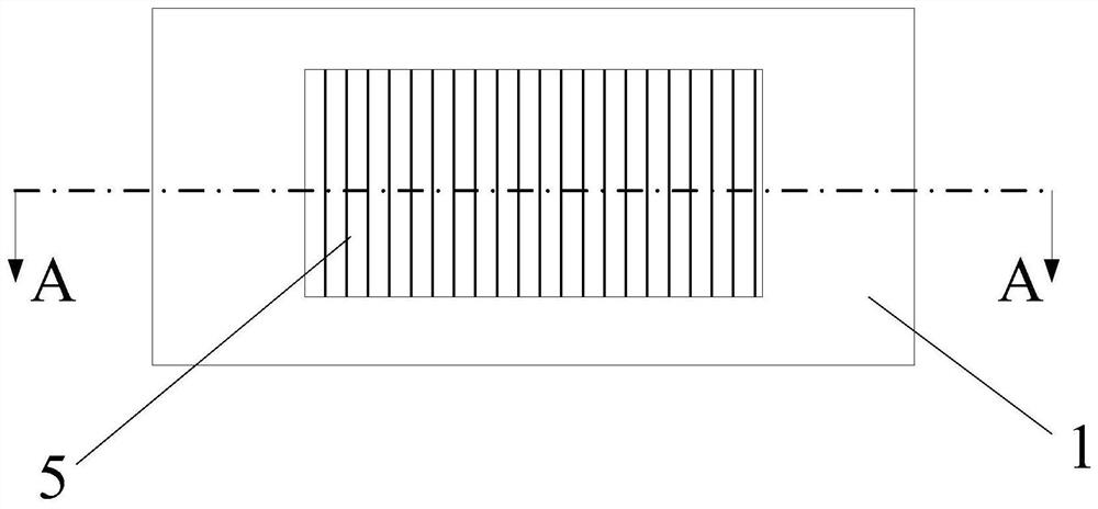 Schottky gate field effect transistor based on two-dimensional size cutting and preparation method thereof