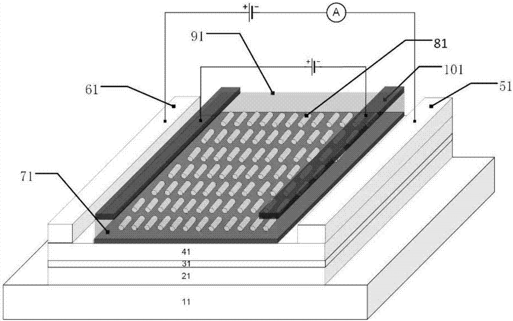 A photodetector with adjustable response spectrum