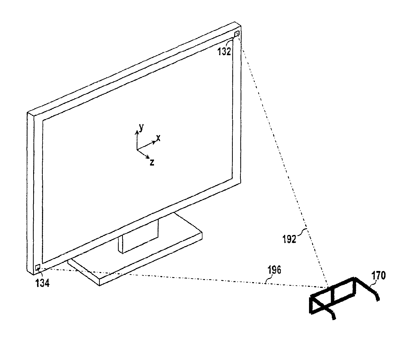 Viewing range notification method and TV receiver for implementing the same