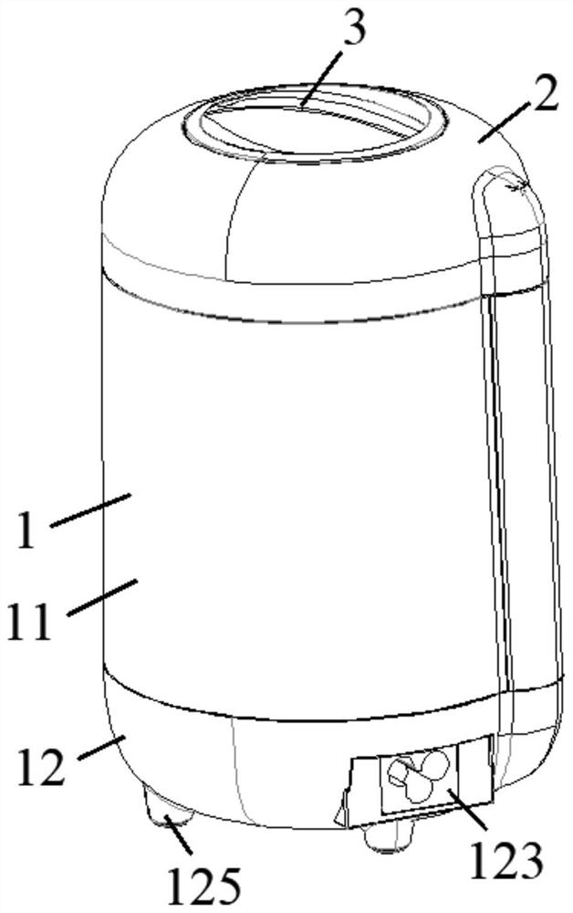 A passive switch type heating pot