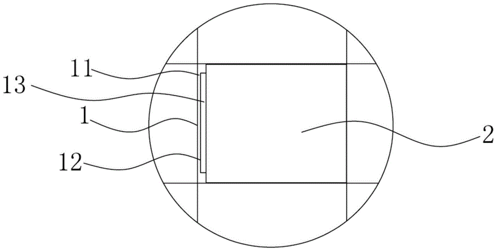 Ring-type stone secret door skeleton structure