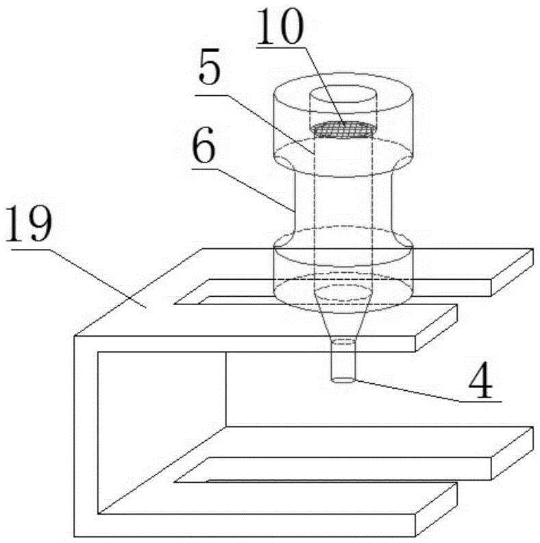 A detachable solid fuel suspension combustion experimental test device and test method