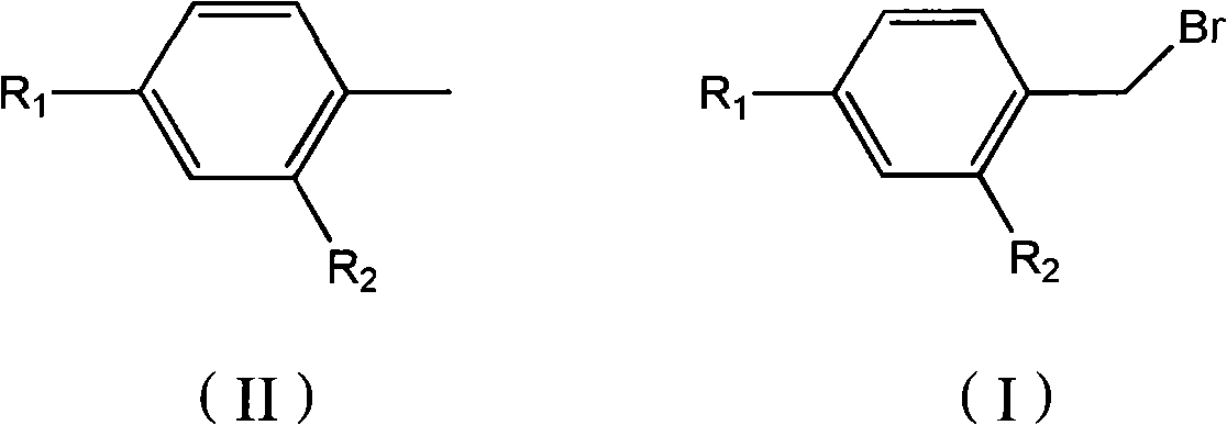 Preparation method for bromine benzyls compound