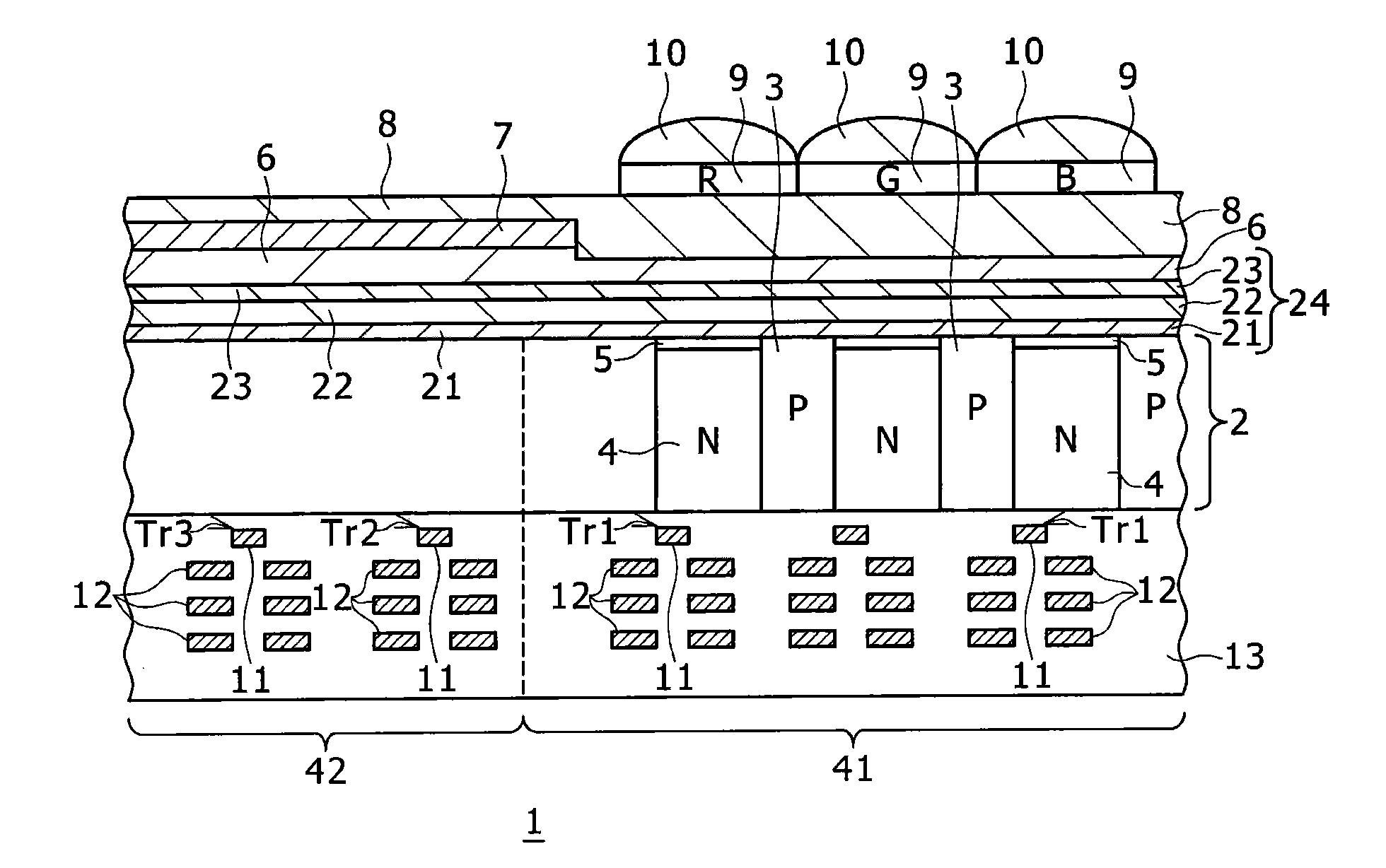 Solid-state image pickup element and a method of manufacturing the same, and image pickup device including the same