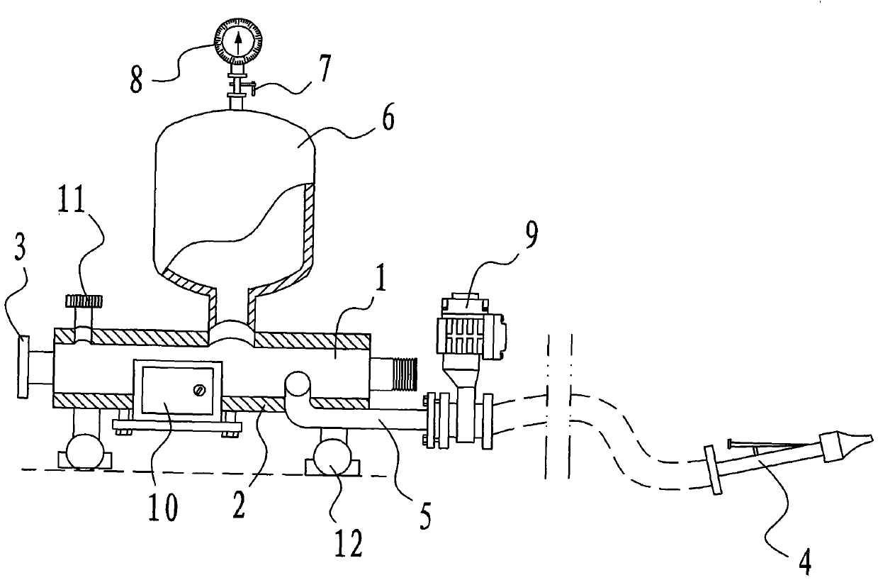 Multi-gun automatic spraying distribution system for wall mortar