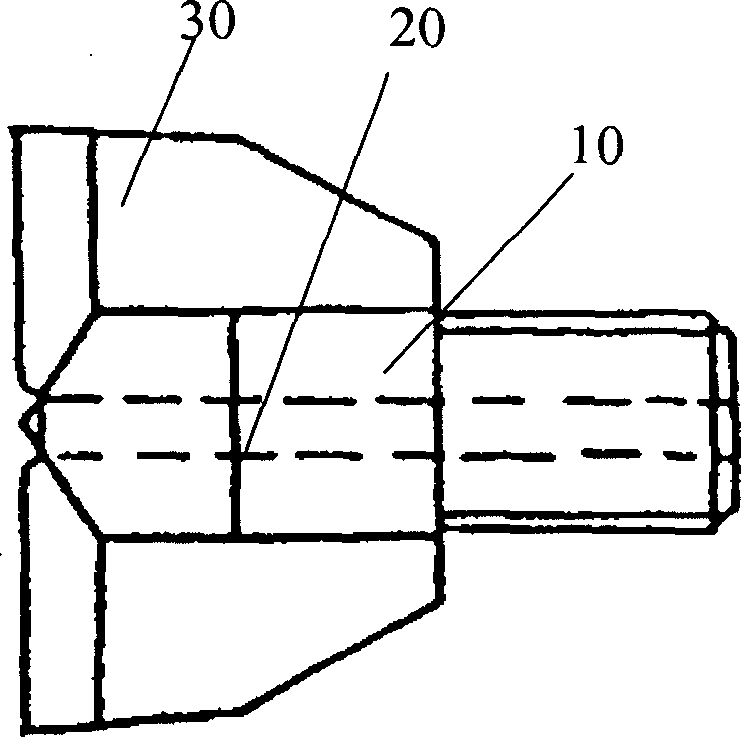Drill bit for taphole of blast furnace and method for producing same