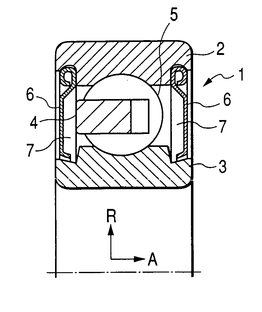 Rolling bearing and fan motor using the same