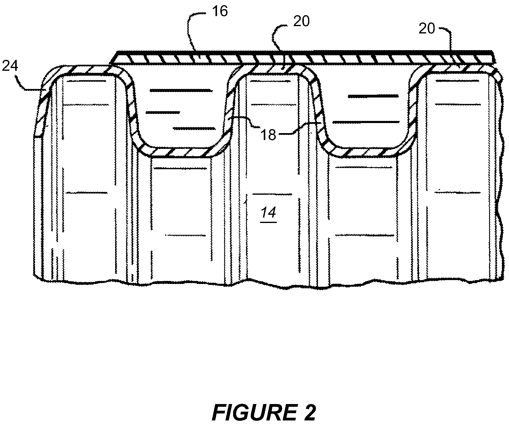Multiple layer wall water storage chambers