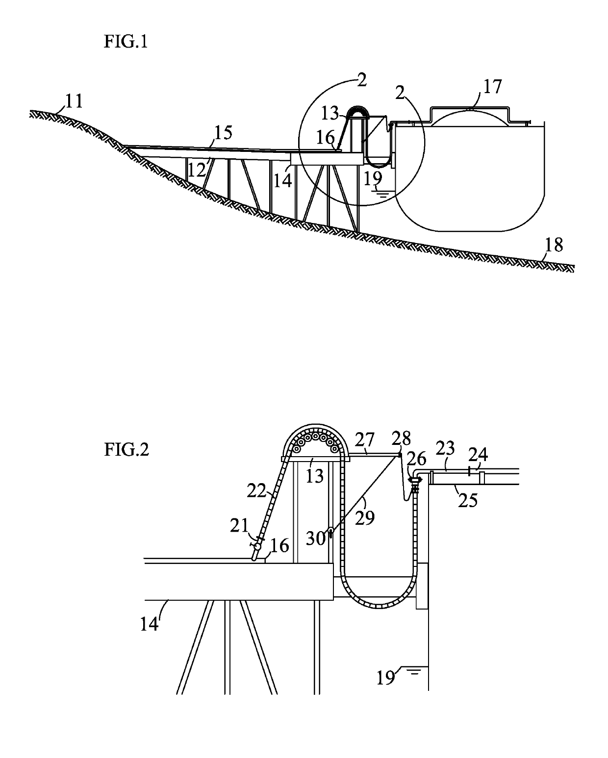 Auto-balancing hose system and method for fluid transfer