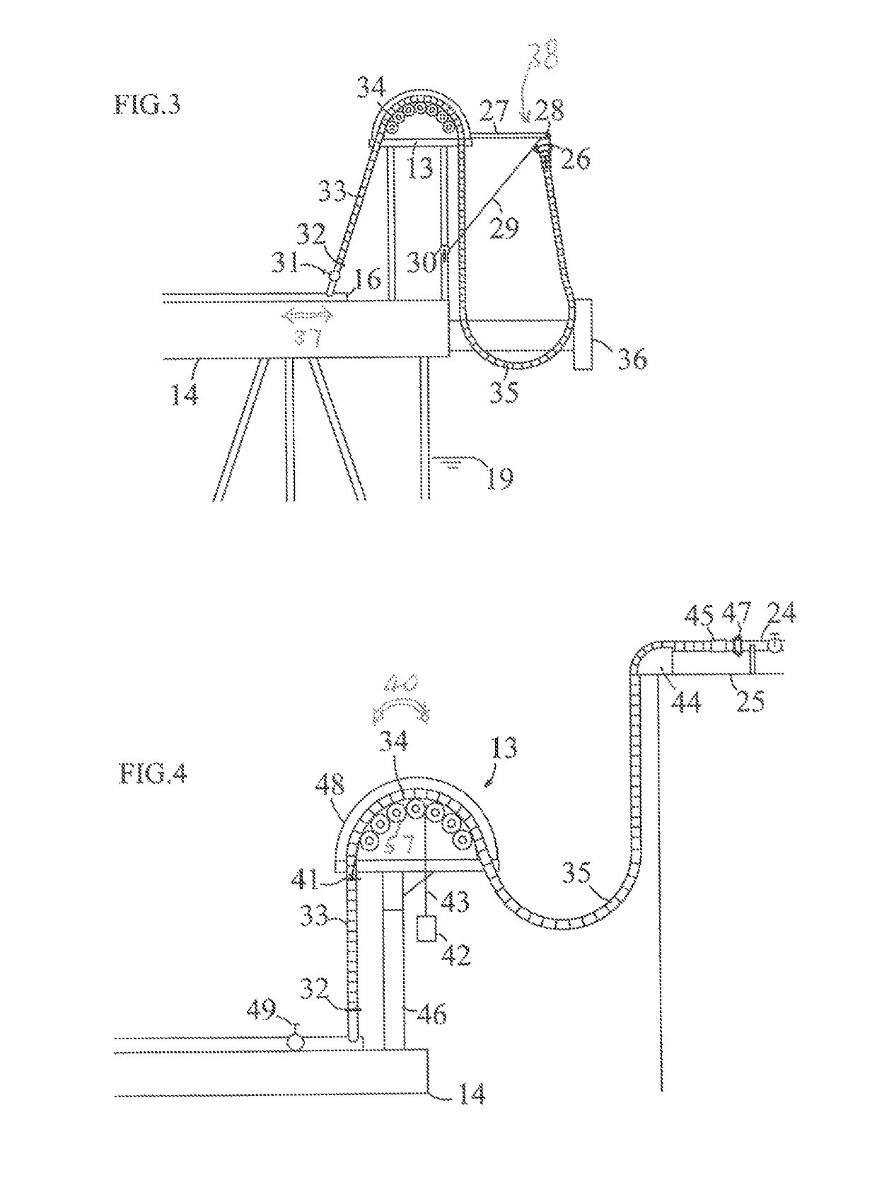 Auto-balancing hose system and method for fluid transfer