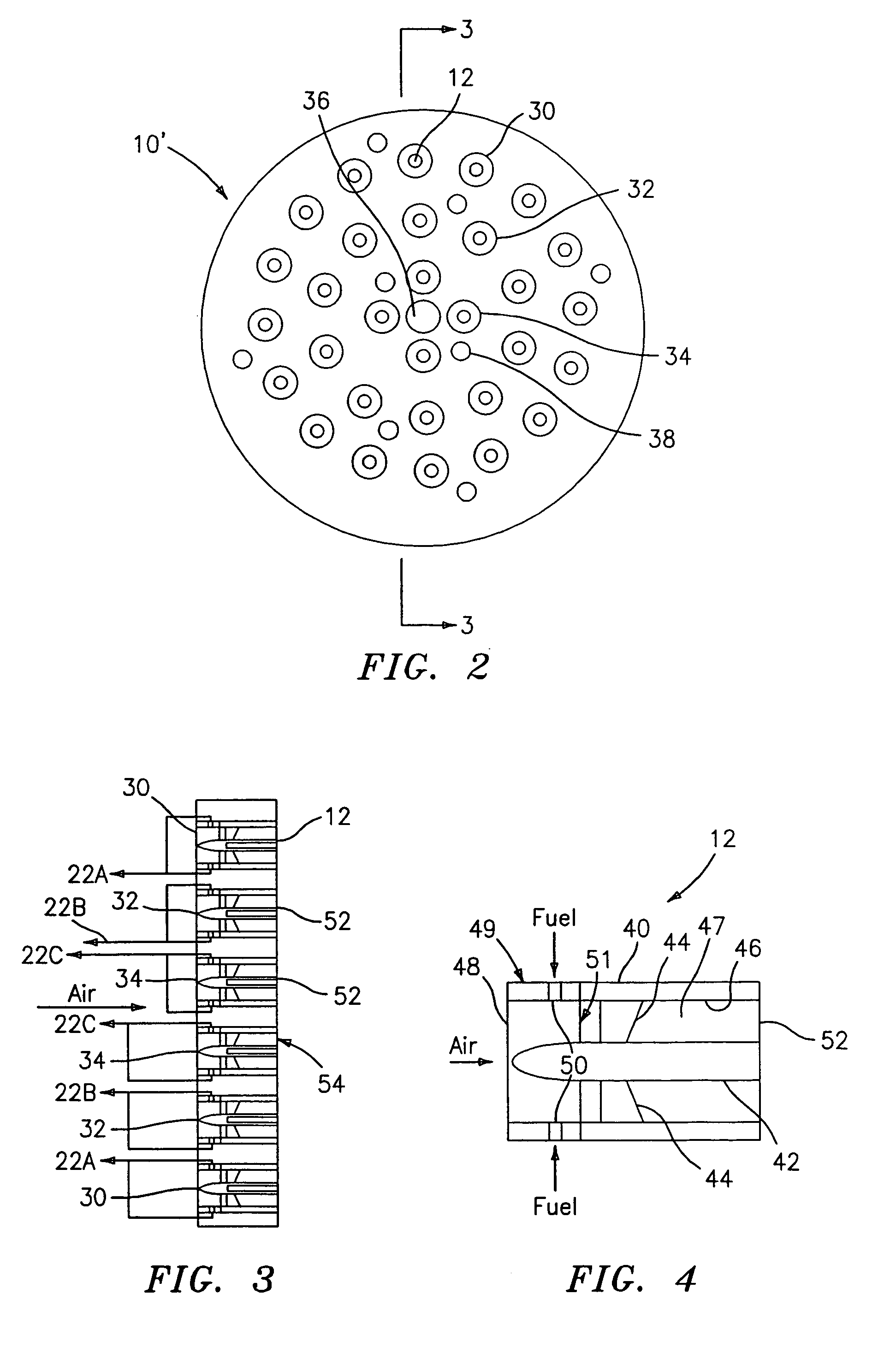 Multi-point staging strategy for low emission and stable combustion