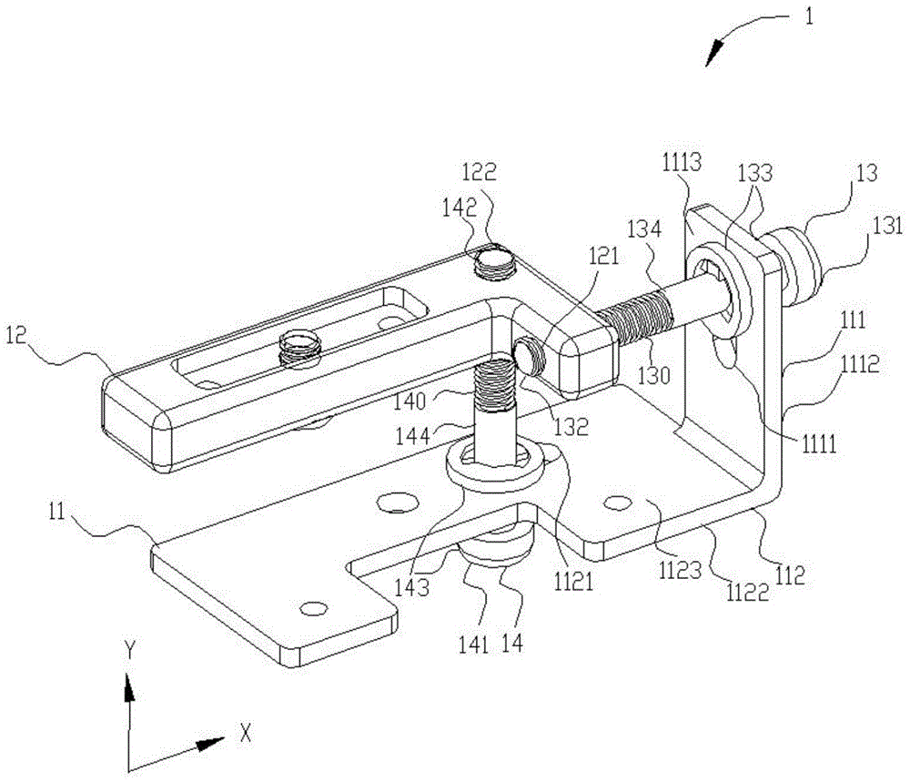 A lens adjustment module and projection device