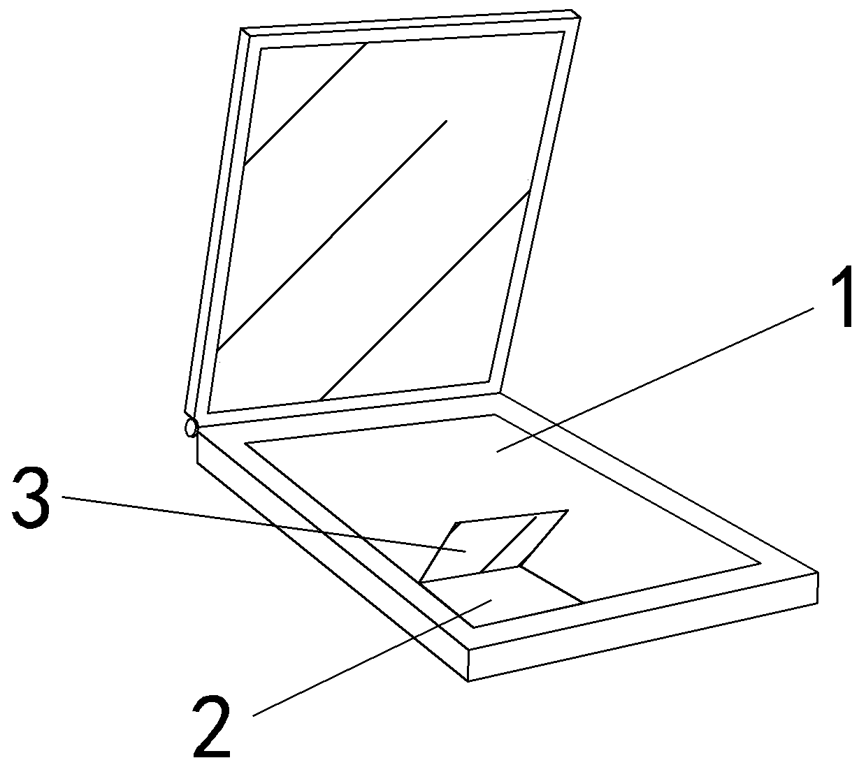 Scanner for conveniently scanning ID card