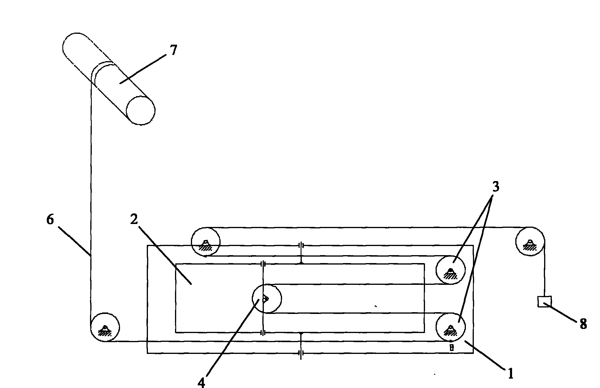 Underwater fuel conveying trolley and tipping-over device for pressurized water reactor