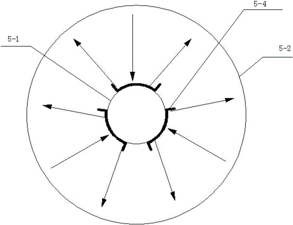 Domestic sewage and dirt treater in coal gas (CG) ultrasonic reverberation resonance field as well as method and application for treating domestic sewage and dirt by using treater