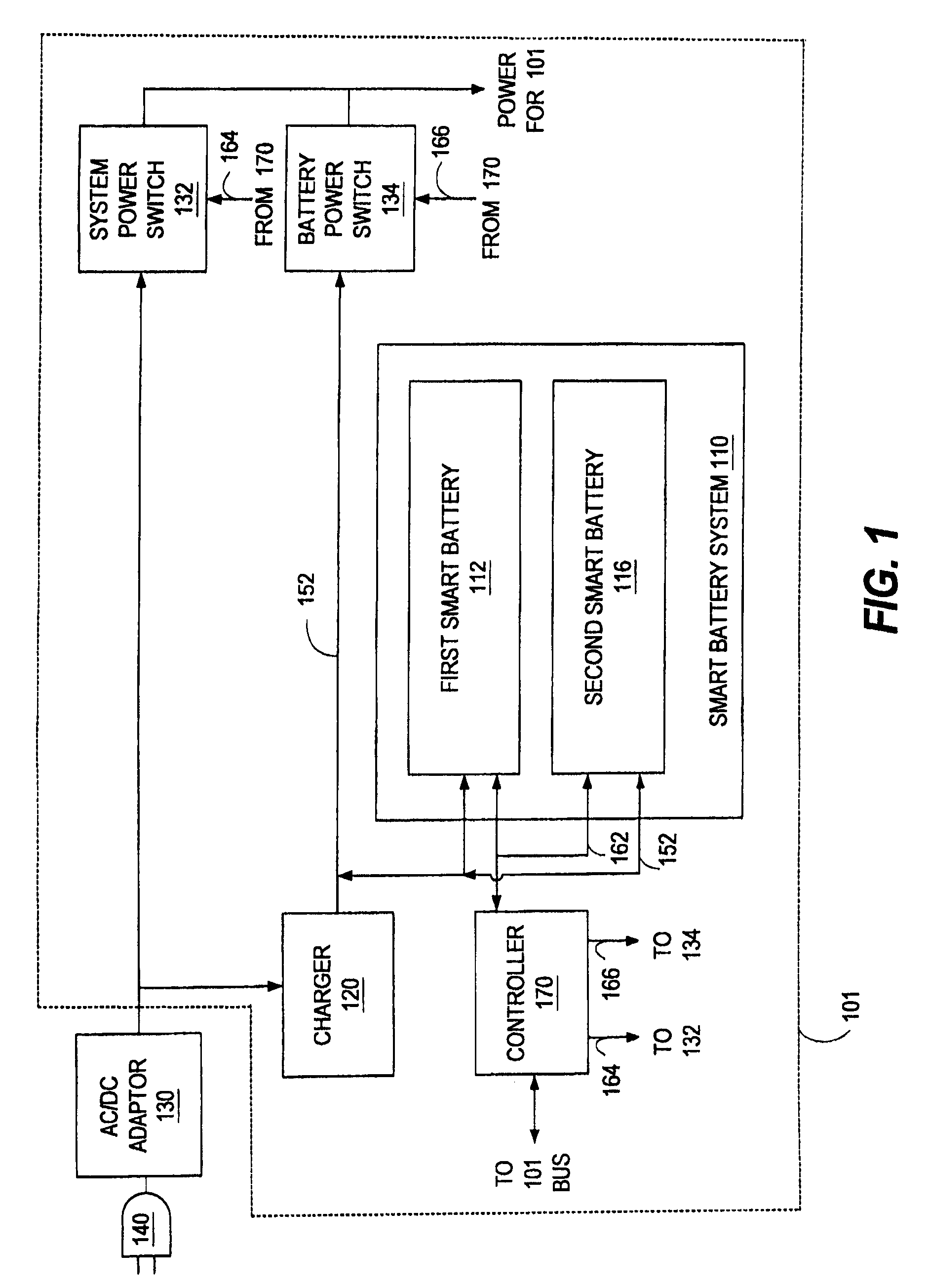 Battery and system power selector integration scheme