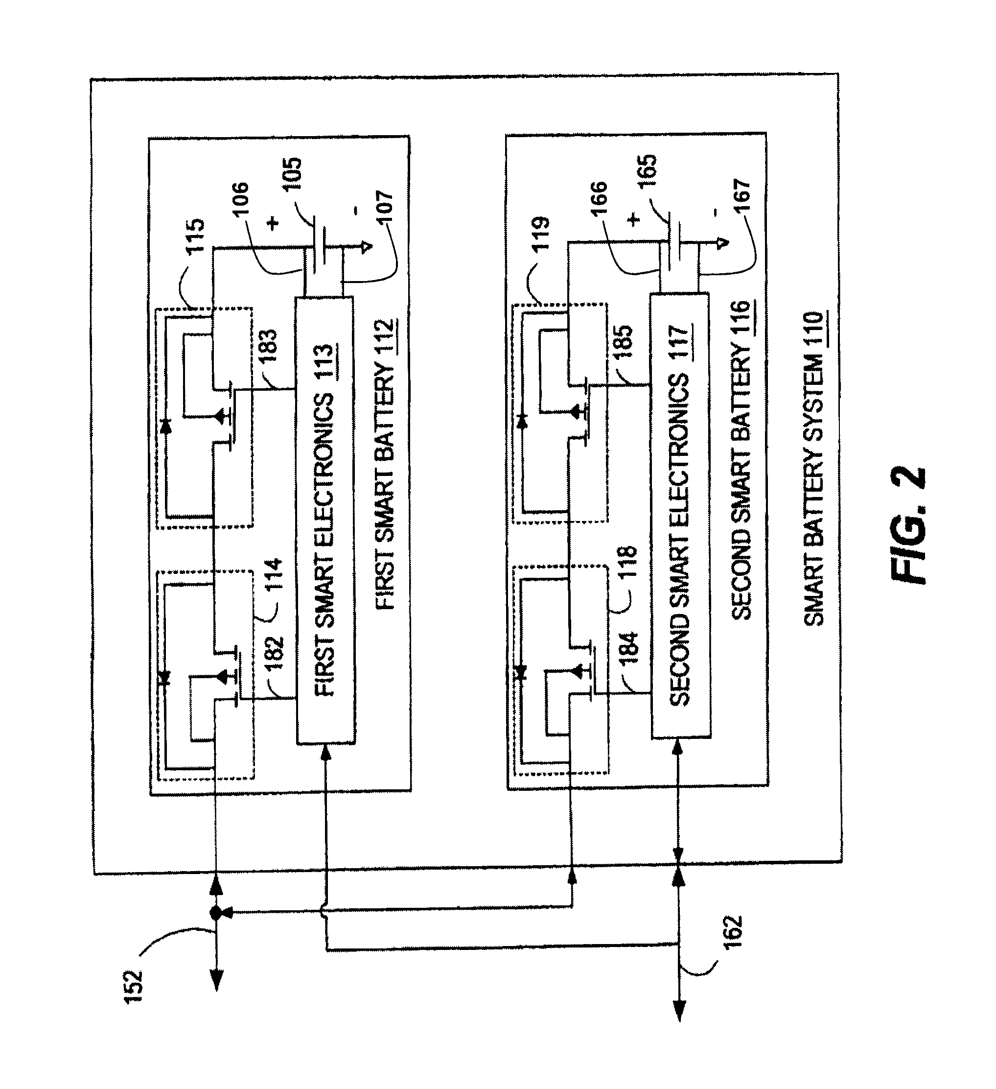 Battery and system power selector integration scheme