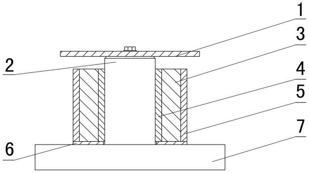 The fork device used between the movable beams of the articulated magnetic levitation turnout