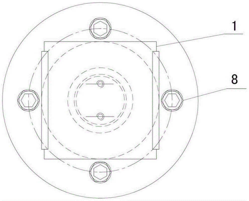 The fork device used between the movable beams of the articulated magnetic levitation turnout