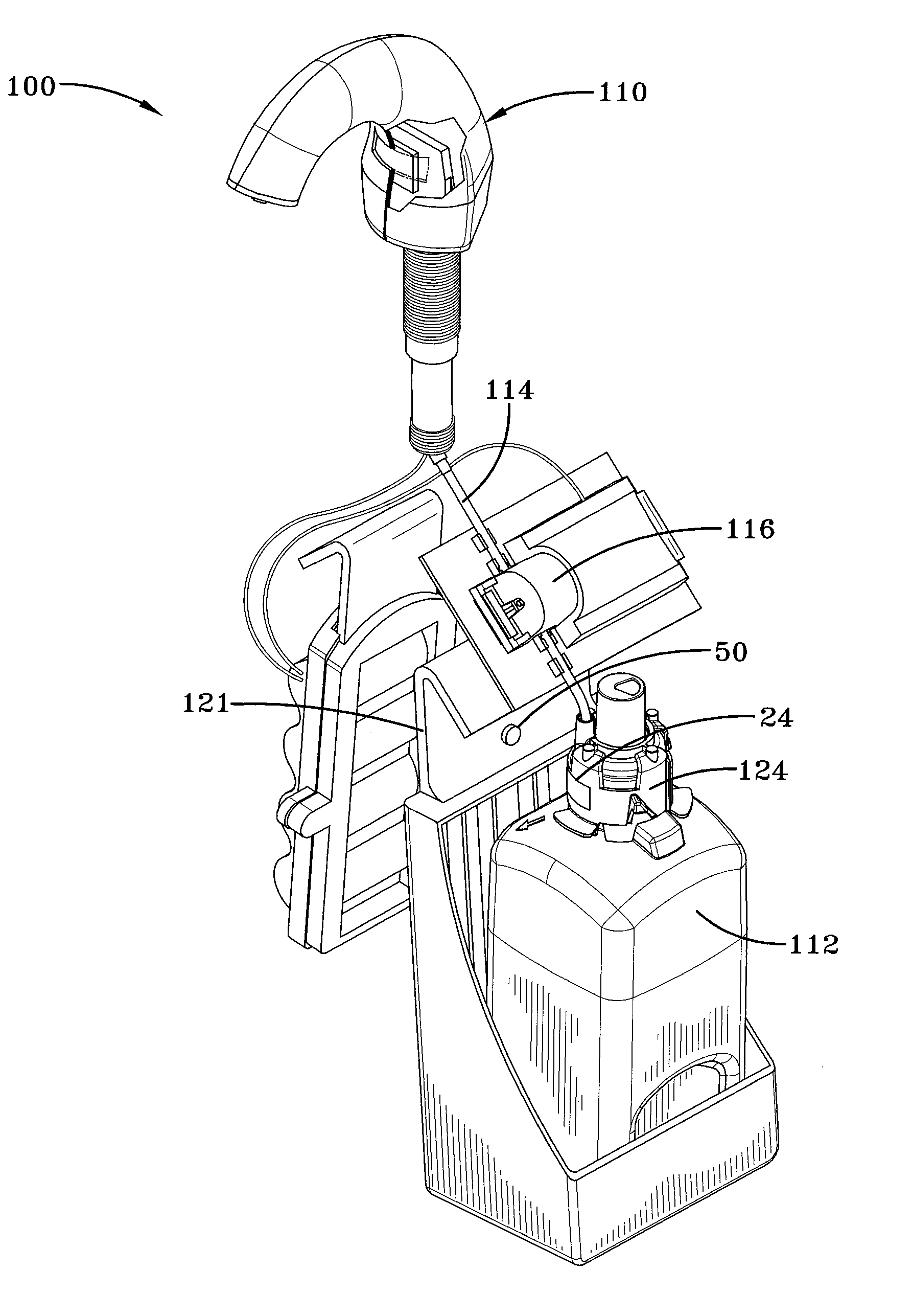 Dispenser with optical keying system