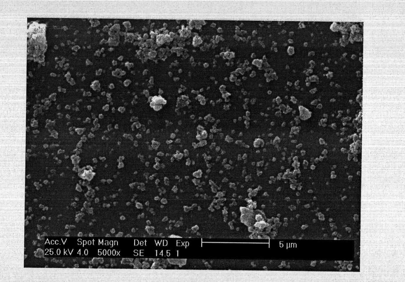 Collosol-coating preparation method of lithium iron phosphate being the positive electrode material of lithium ion battery