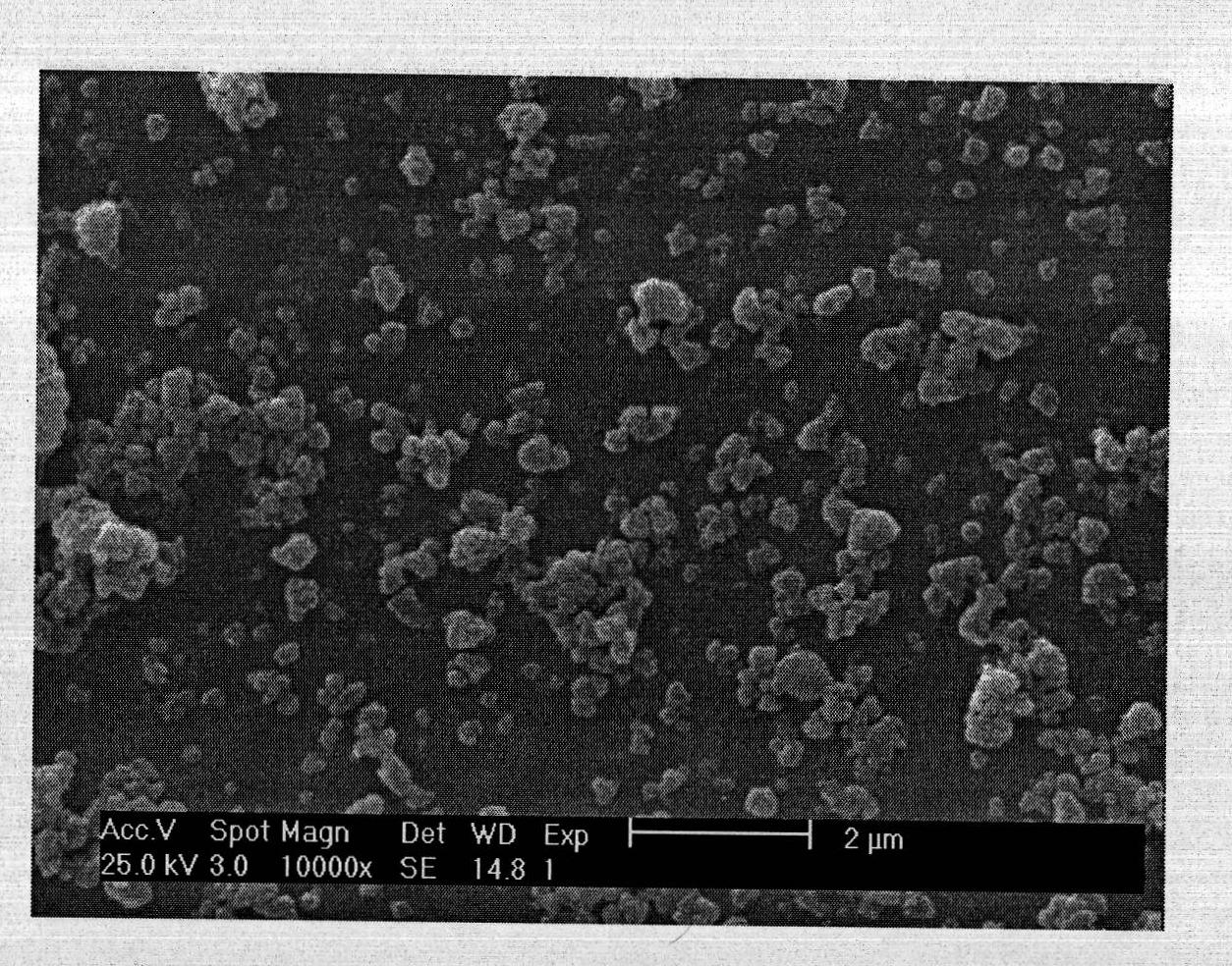 Collosol-coating preparation method of lithium iron phosphate being the positive electrode material of lithium ion battery