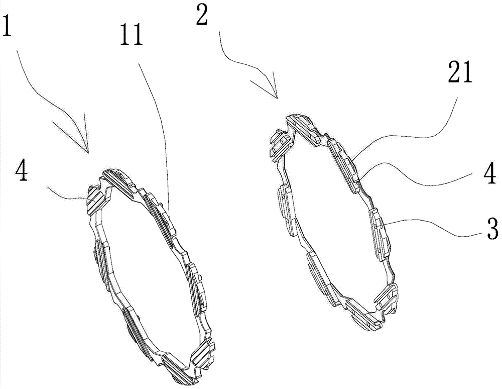 A kind of safety disc brake cooling ring