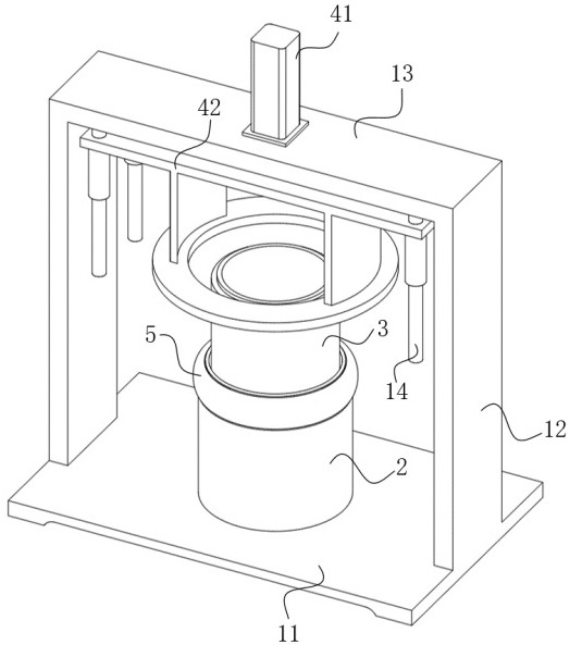 A pressure uniformity detection device and detection method for reverse-wrapped capsules