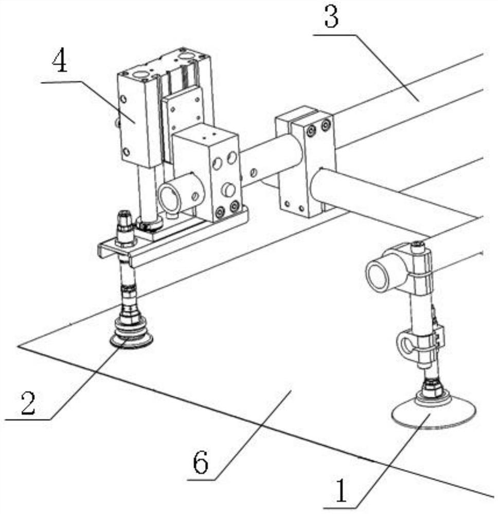 Non-magnetic sheet separation robot clamp and separation method