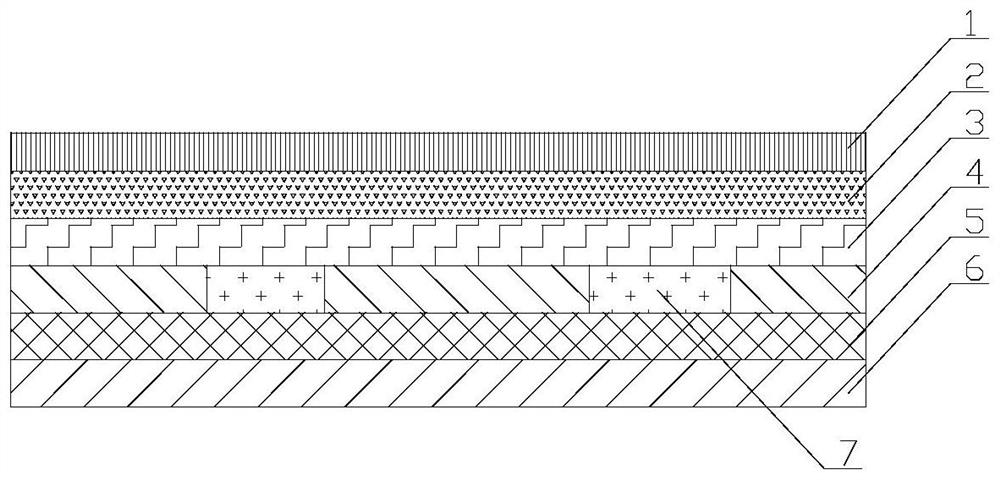 Hidden hollowed-out aluminized pattern holographic anti-counterfeiting film and manufacturing method thereof