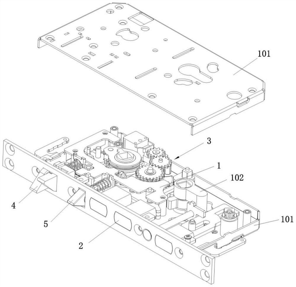 Electronic lock body