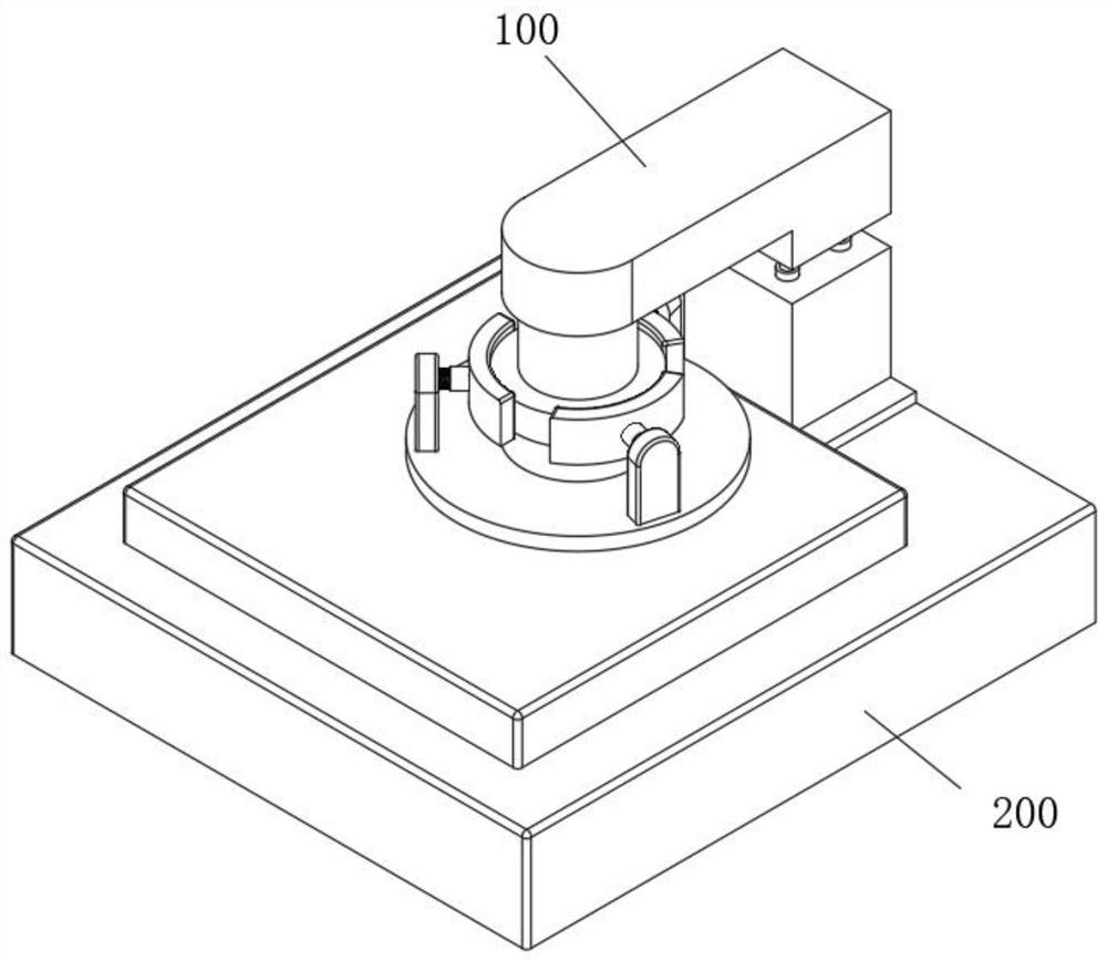 A forming grinder for grinding magnets of intelligent audio speakers