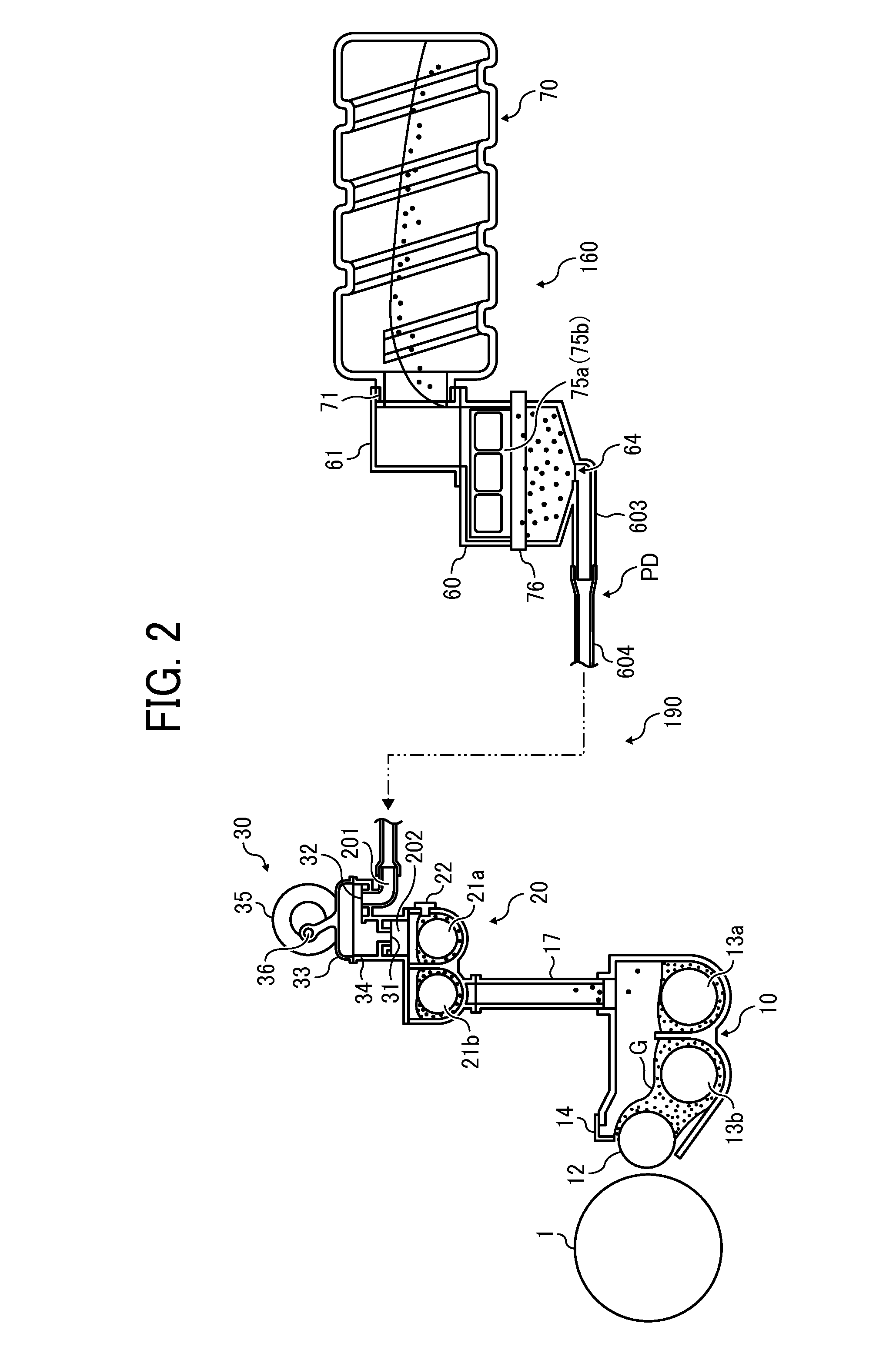 Developer conveyance device and image forming apparatus