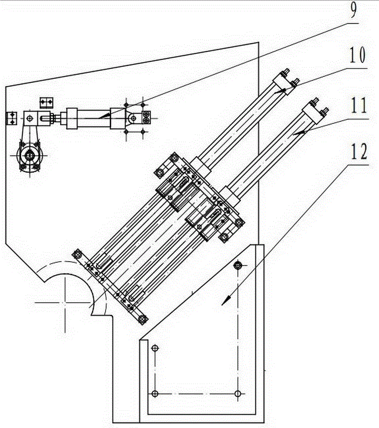 The loading and unloading device and application of the groove grinding machine for the outer ring of the automobile hub bearing unit