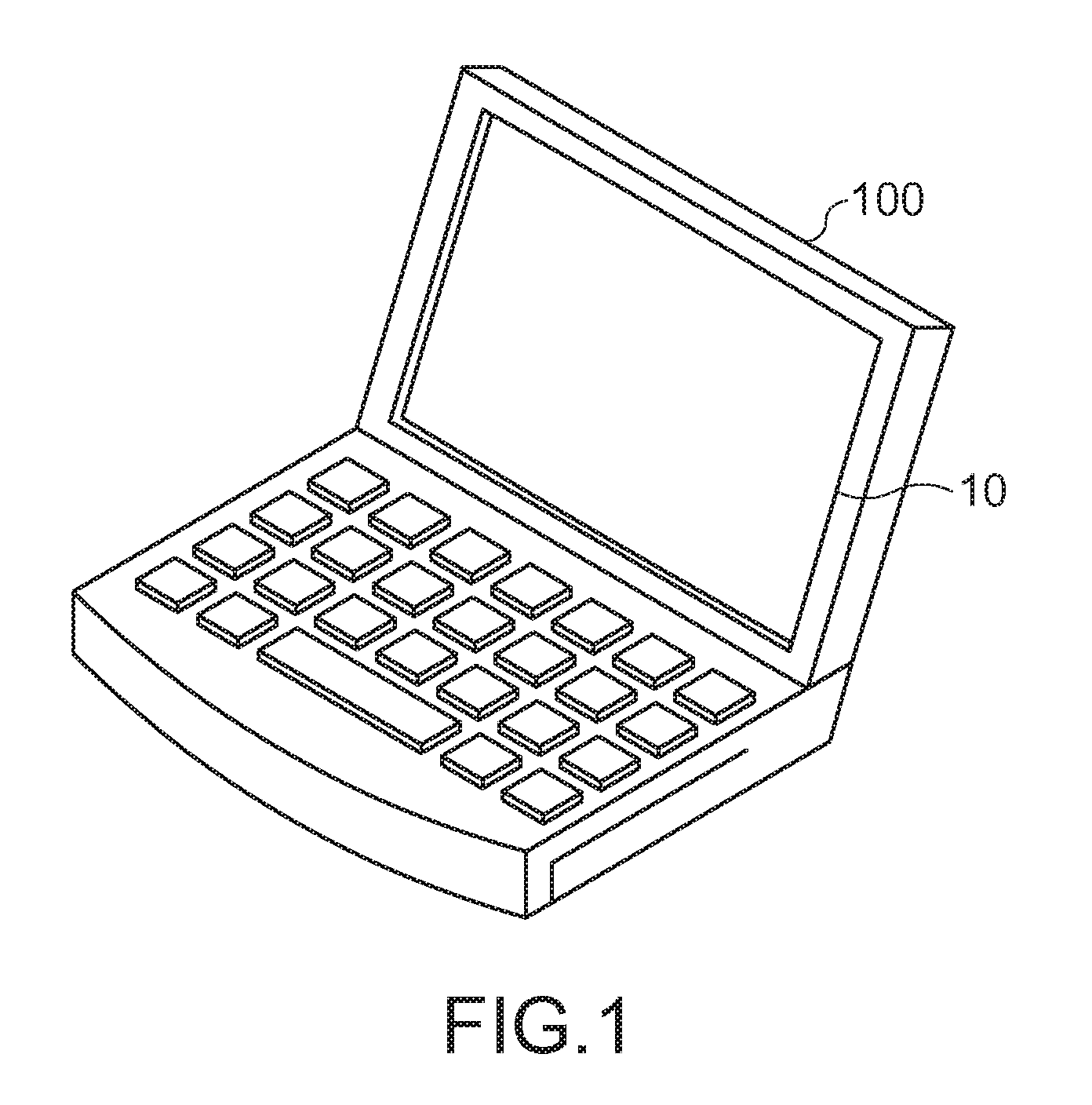 Display and electronic apparatus equipped with same