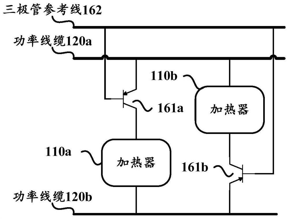 Heating device in semiconductor process equipment and semiconductor process equipment