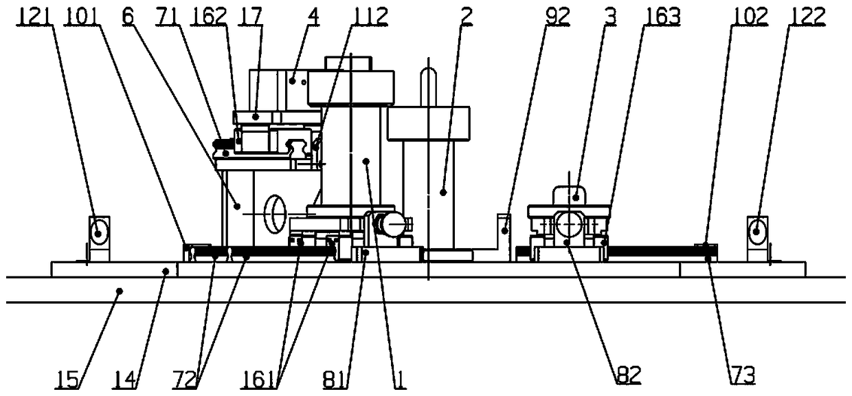 A shaft assembly device for a front-wheel-drive automobile transmission assembly