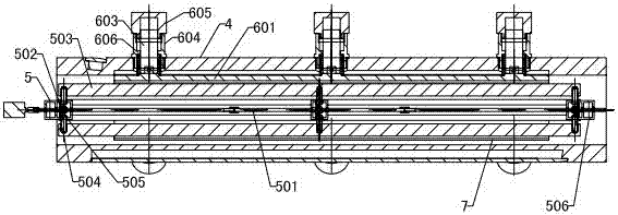 A kind of pvc-o pipe magnetic suction control radial stretching device and its processing method