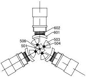 A kind of pvc-o pipe magnetic suction control radial stretching device and its processing method