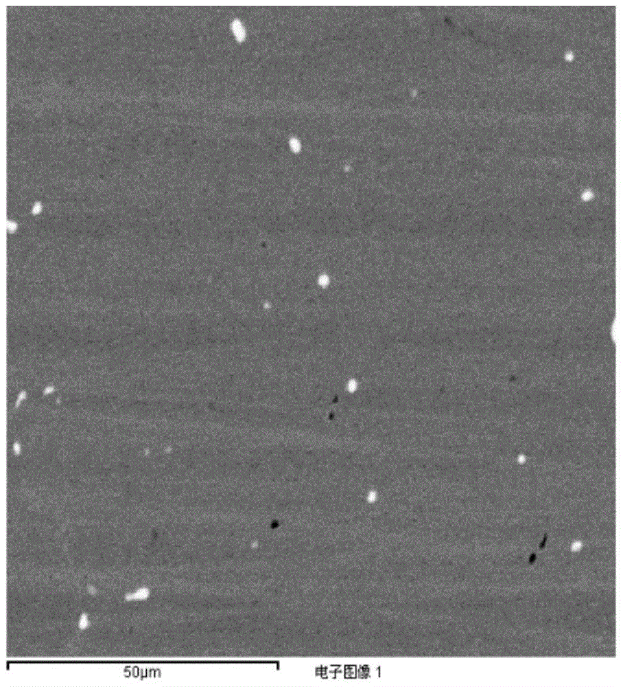 A giant magnetostrictive material doped with a trace amount of insoluble macroatoms causing distortion enhancement and its preparation method