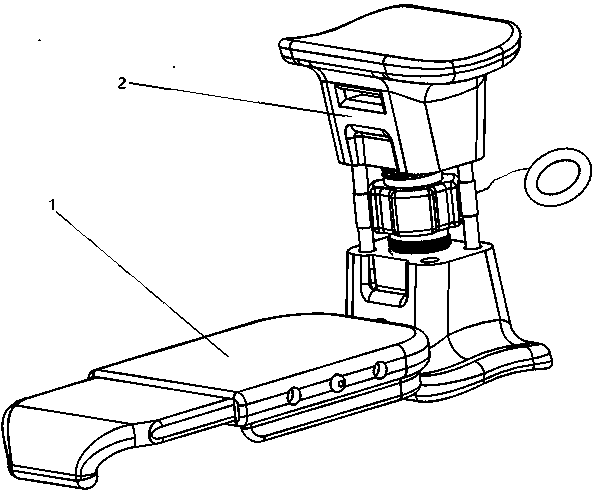 Oral cavity supporting device of adjustable tongue retaining plate