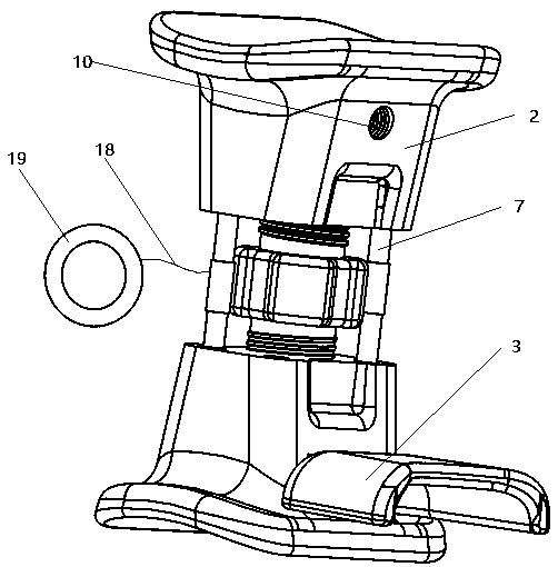 Oral cavity supporting device of adjustable tongue retaining plate