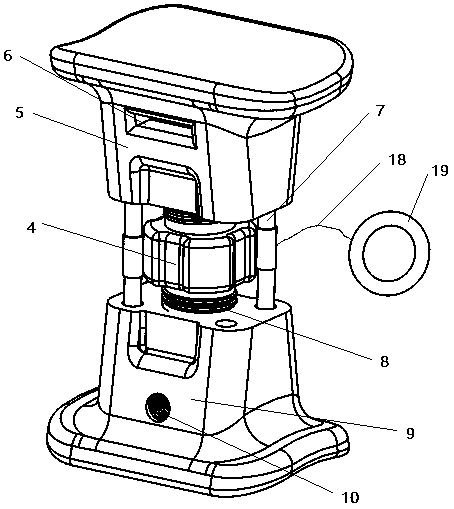 Oral cavity supporting device of adjustable tongue retaining plate