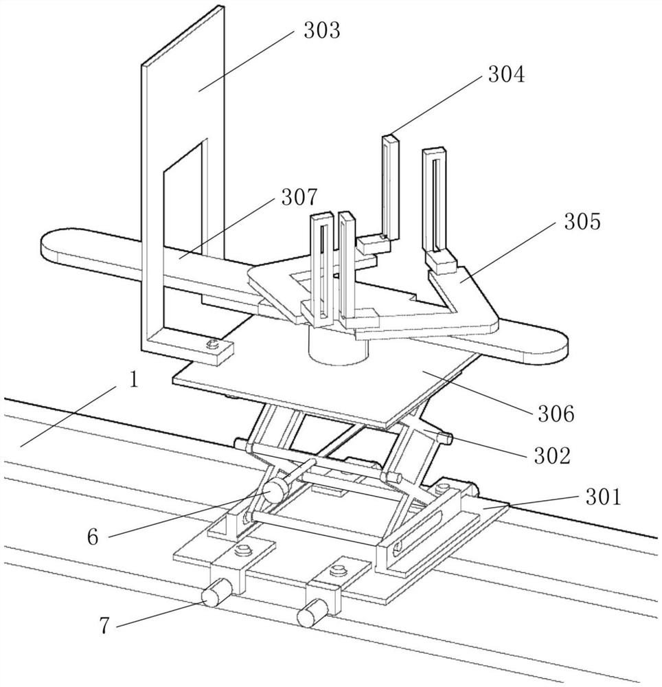 Calibrating device for horizontal guide rod magnetic floater liquid level meter